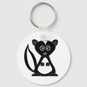 Cute Cartoon Skunk Keychain