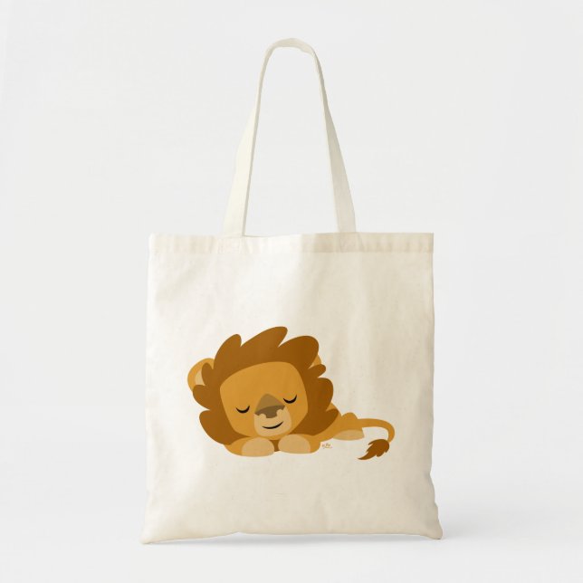 Cute Cartoon Sleeping Lion Bag (Front)