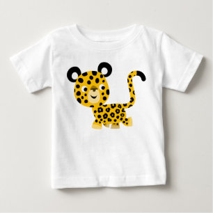 Cute Cartoon Smiling Leopard Baby T-Shirt