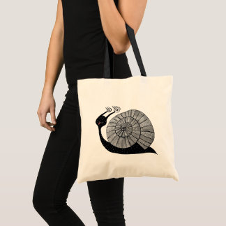 Cute Cartoon Snail Character With Spiral Eyes Tote Bag