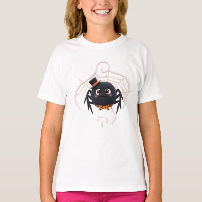 Cute Cartoon Spider with Top Hat (Front)