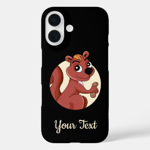 Cute cartoon squirrel with a peanut Case-Mate iPho iPhone 16 Case