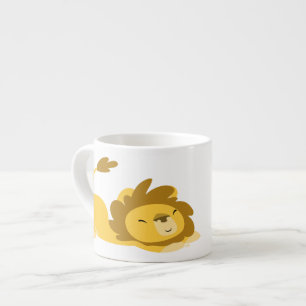 Cute Cartoon Stretching Lion Speciality Mug