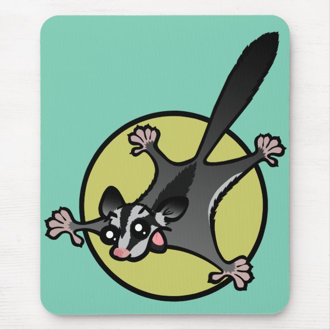 CUTE CARTOON SUGAR GLIDER MOUSE PAD (Front)