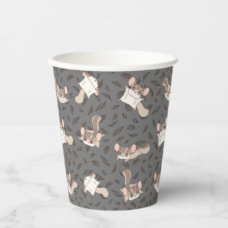 Cute Cartoon Sugar Glider Paper Cups