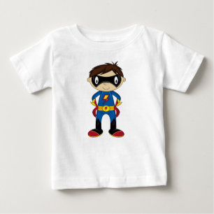 Cute Cartoon Superhero Baby T-Shirt