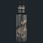 Cute Cartoon Tap Dancing Wildebeest 710 Ml Water Bottle<br><div class="desc">Tap-dancing gnu by Cheerful Madness!! :D Fully customisable and available on all sirts of items.</div>
