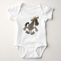 Cute Cartoon Tap Dancing Wildebeest Baby