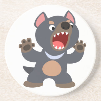 Cute Cartoon Tasmanian Devil Coaster