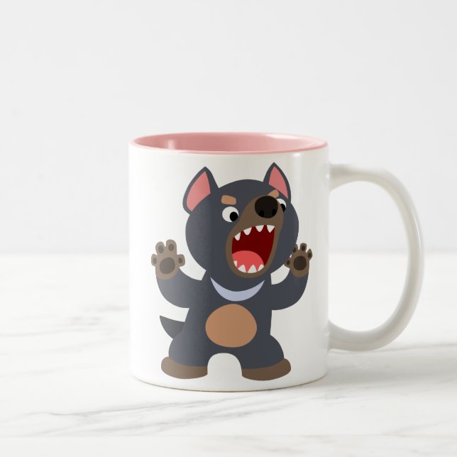 Cute Cartoon Tasmanian Devil Mug (Right)