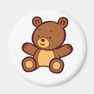 Cute Cartoon Teddy Bear Magnet