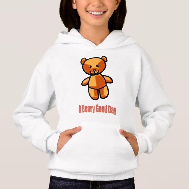 Cute Cartoon Teddy Bear Pun Illustration (Front)