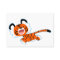 Cute Cartoon Tiger On The Run ACEO/Business Card