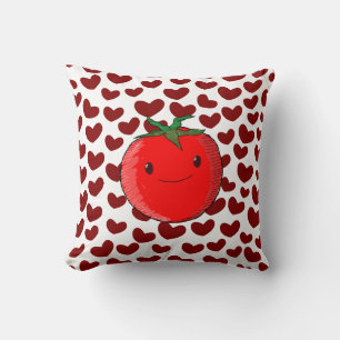 Cute Cartoon Tomato Lover Cushion