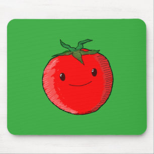 Cute Cartoon Tomato Mouse Mat