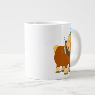 Cute Cartoon Trait Breton Horse Jumbo Mug