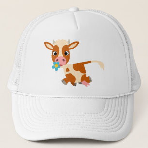 Cute Cartoon Trotting Cow Hat