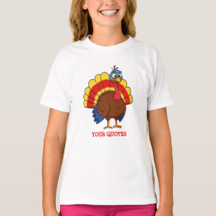 Cute Cartoon Turkey T-Shirt