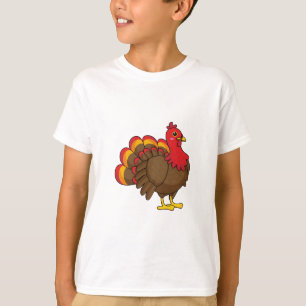Cute Cartoon Turkey T-Shirt