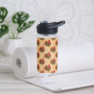 Cute Cartoon Turkey Water Bottle