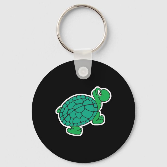 cute cartoon turtle key ring (Front)