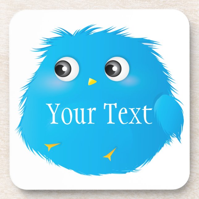 Cute Cartoon Twittie Bird Coaster (Front)