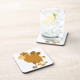 Cute Cartoon Two-Humped Camel Coasters Set