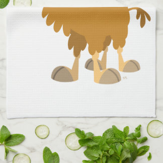 Cute Cartoon Two-Humped Camel Kitchen Towel