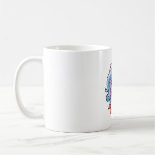 Cute cartoon unicorn 4 coffee mug