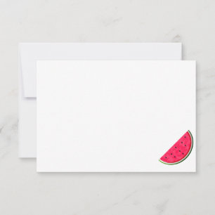 Cute Cartoon Watermelon Custom Card