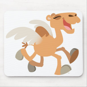 Cute Cartoon Winged-Camel Mousepad