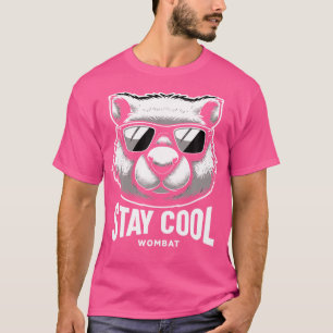 Cute Cartoon Wombat Lover Funny Wombat Australian T-Shirt