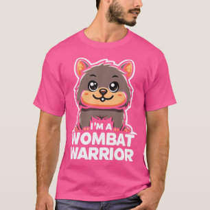 Cute Cartoon Wombat Lover Funny Wombat Australian T-Shirt