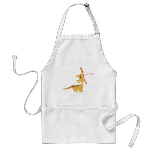 Cute Cartoon Yawning Thylacine Cooking Apron