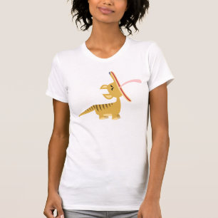 Cute Cartoon Yawning Thylacine Women T-Shirt