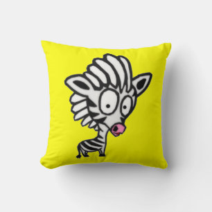 Cute Cartoon Zebra Cushion
