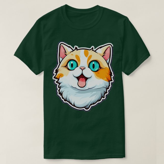 Cute Cat 26 T-Shirt (Design Front)
