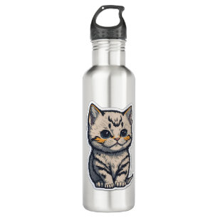 cute cat 710 ml water bottle