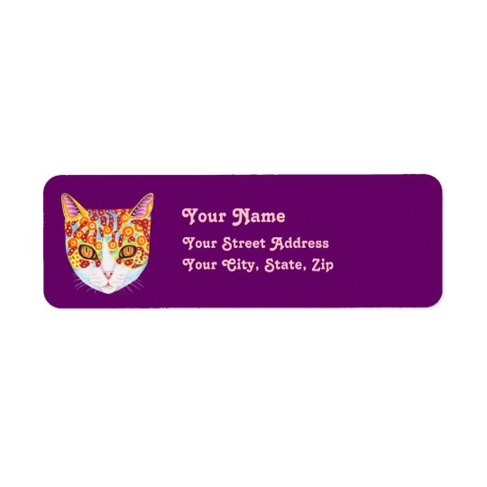 Cute Cat Address Labels