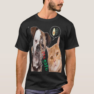 Cute Cat and dog avogato Classic TShirt