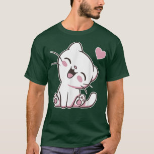 Cute Cat Anime Lover Adorable Kawaii Kitten  T-Shirt
