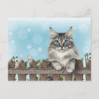 Cute Cat Art Kitten Funny Animal Cats
