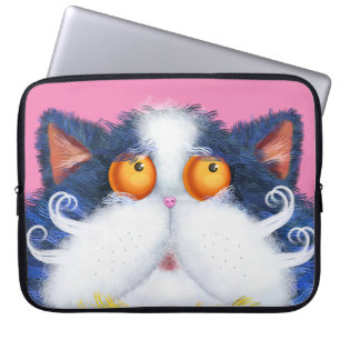 CUTE CAT ART LAPTOP SLEEVE 15"