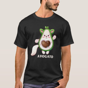 Cute Cat Avocado Cat Lady Avogato Men Women T-Shirt
