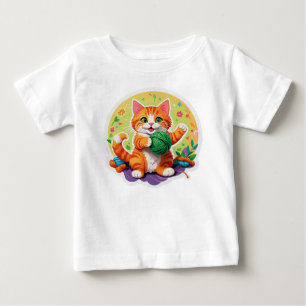 Cute Cat Baby T-Shirt