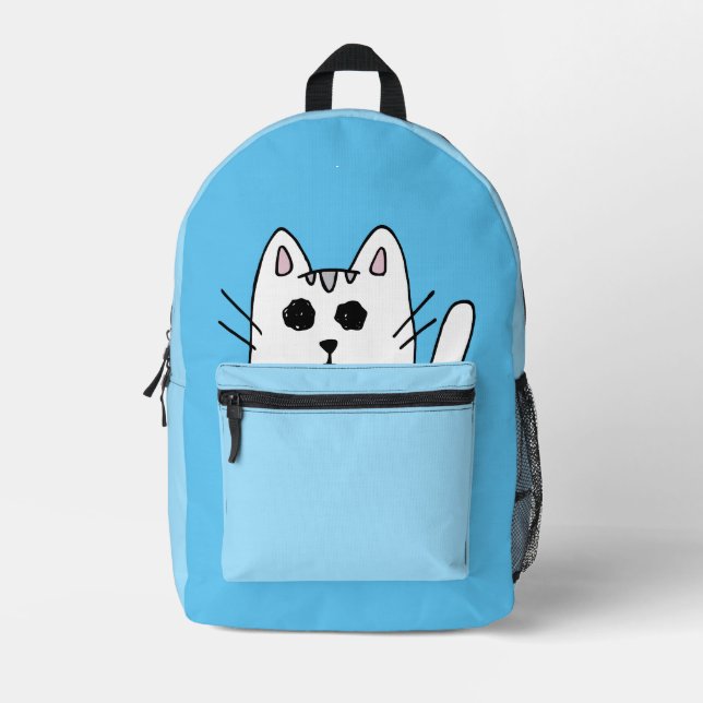 Cute cat backpack (Front)