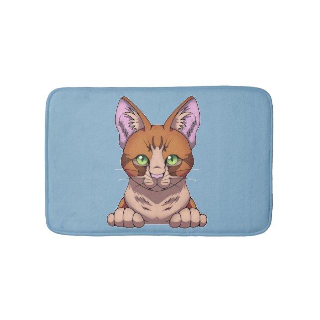 Cute Cat Bath Mat (Front)