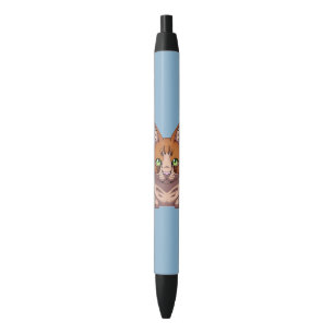 Cute Cat Black Ink Pen
