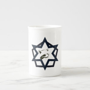 Cute cat bone china mug