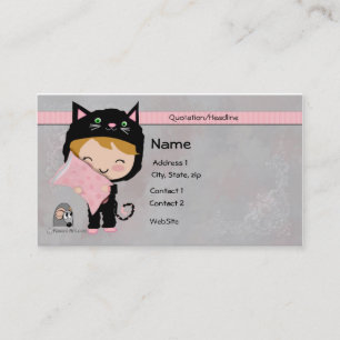 Cute Cat Business Card